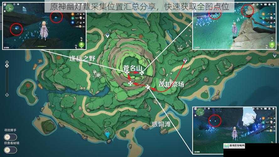 原神幽灯蕈采集位置汇总分享,快速获取全图点位