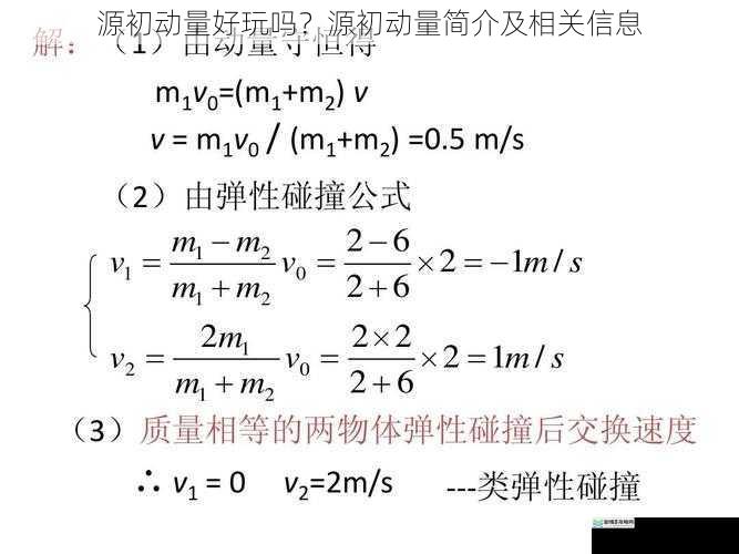 源初动量好玩吗?源初动量简介及相关信息