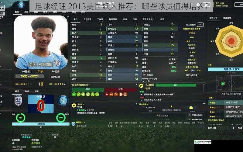 足球经理 2013美国妖人推荐:哪些球员值得培养?