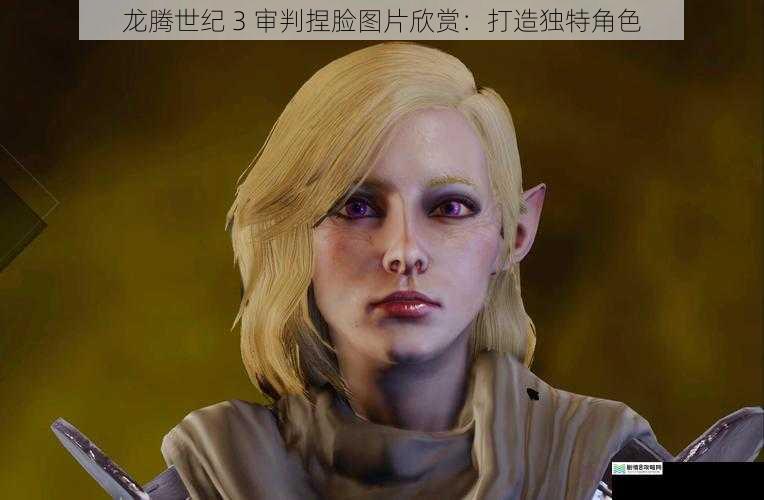 龙腾世纪 3 审判捏脸图片欣赏:打造独特角色