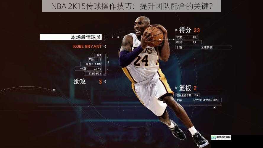 NBA 2K15传球操作技巧:提升团队配合的关键?