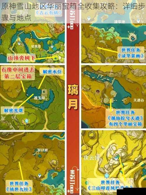 原神雪山地区华丽宝箱全收集攻略:详细步骤与地点
