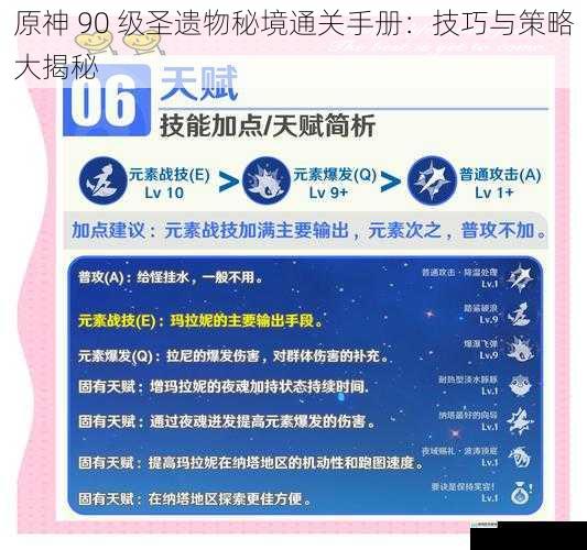 原神 90 级圣遗物秘境通关手册:技巧与策略大揭秘