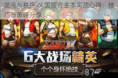 混沌与秩序 ol 国服合金本实战心得:技巧与策略分享