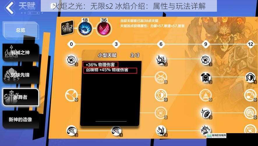 火炬之光:无限s2 冰焰介绍:属性与玩法详解