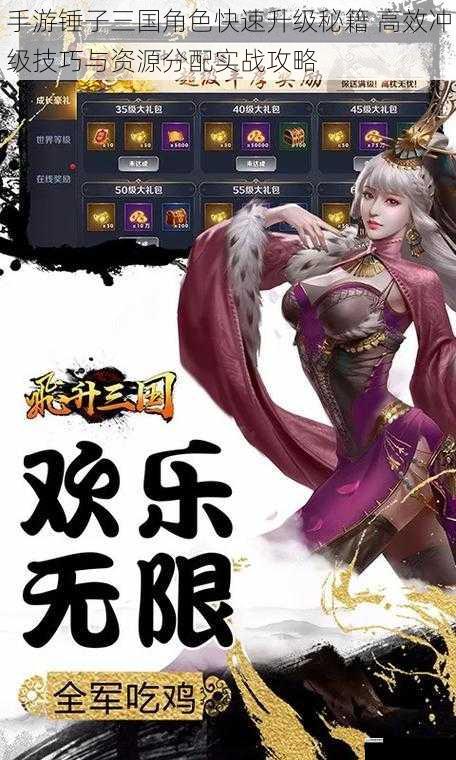 手游锤子三国角色快速升级秘籍 高效冲级技巧与资源分配实战攻略