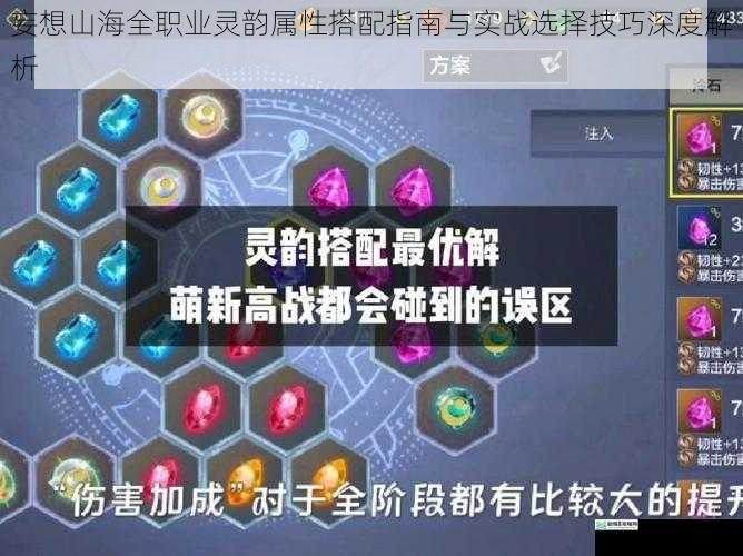 妄想山海全职业灵韵属性搭配指南与实战选择技巧深度解析