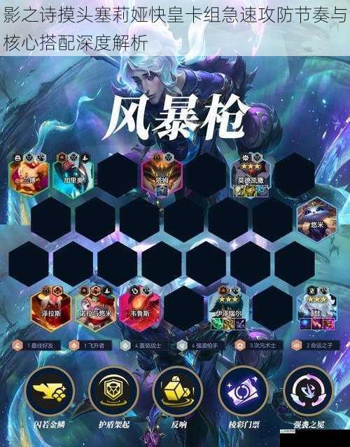 影之诗摸头塞莉娅快皇卡组急速攻防节奏与核心搭配深度解析
