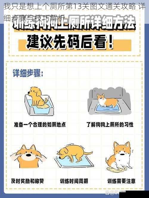 我只是想上个厕所第13关图文通关攻略 详细步骤与技巧解析