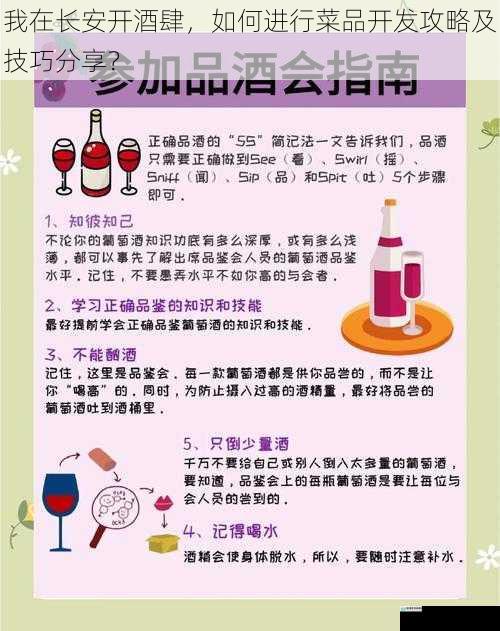 我在长安开酒肆，如何进行菜品开发攻略及技巧分享？