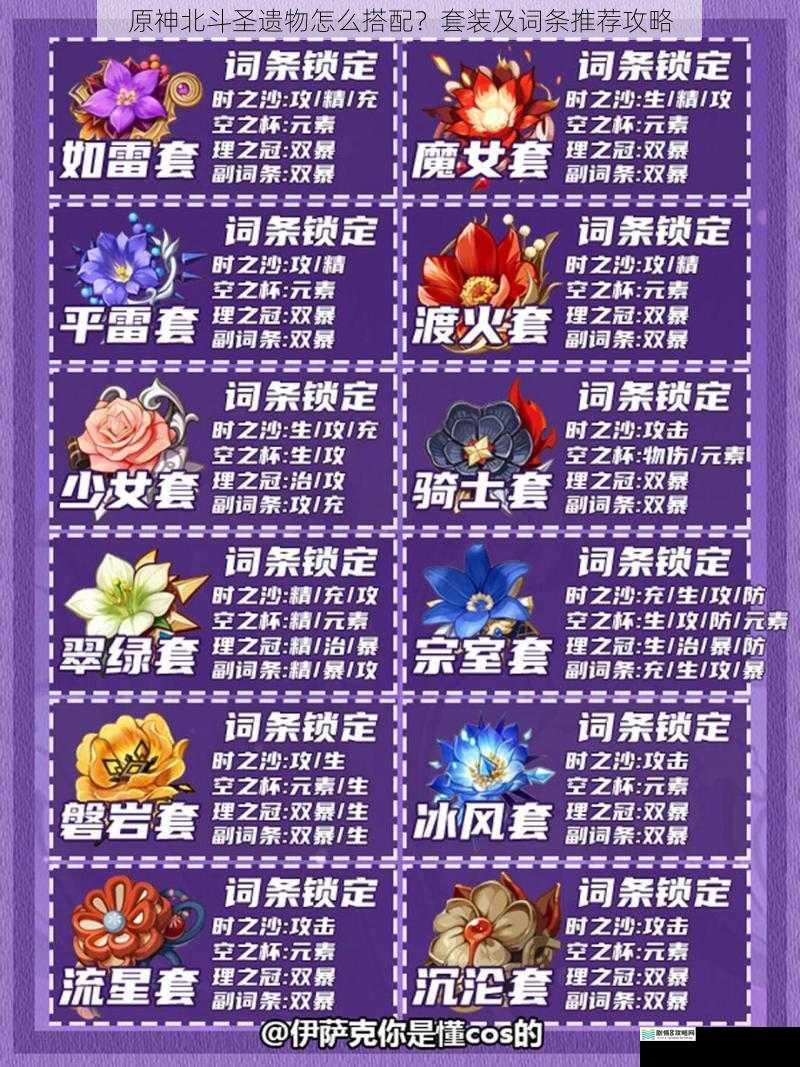 原神北斗圣遗物怎么搭配?套装及词条推荐攻略