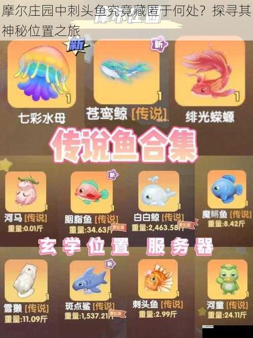 摩尔庄园中刺头鱼究竟藏匿于何处？探寻其神秘位置之旅