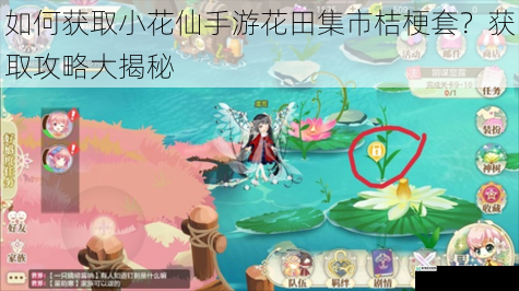 如何获取小花仙手游花田集市桔梗套？获取攻略大揭秘