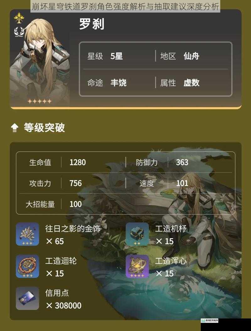 崩坏星穹铁道罗刹角色强度解析与抽取建议深度分析