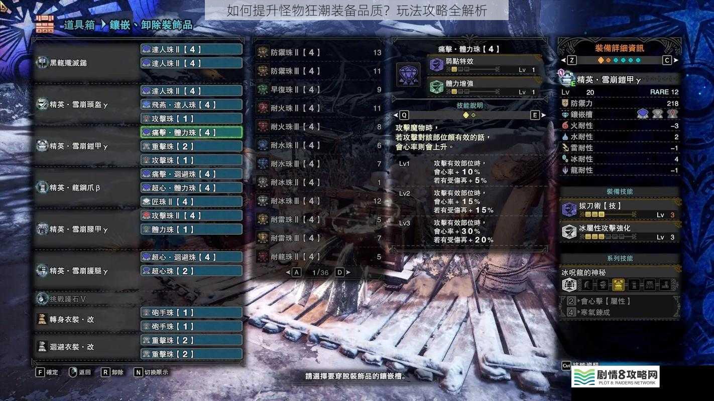 如何提升怪物狂潮装备品质？玩法攻略全解析