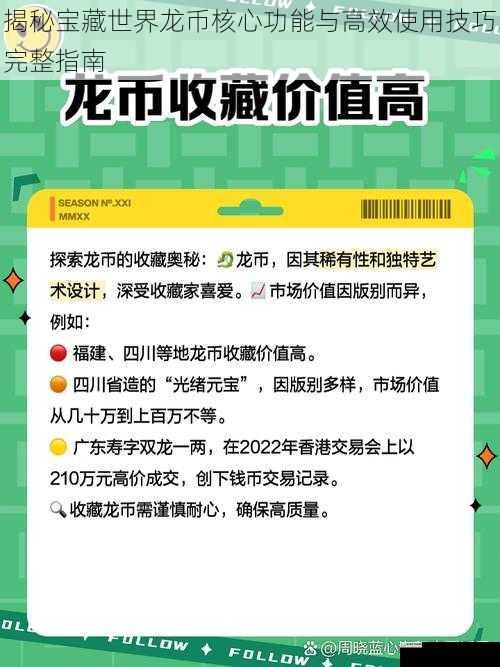 揭秘宝藏世界龙币核心功能与高效使用技巧完整指南