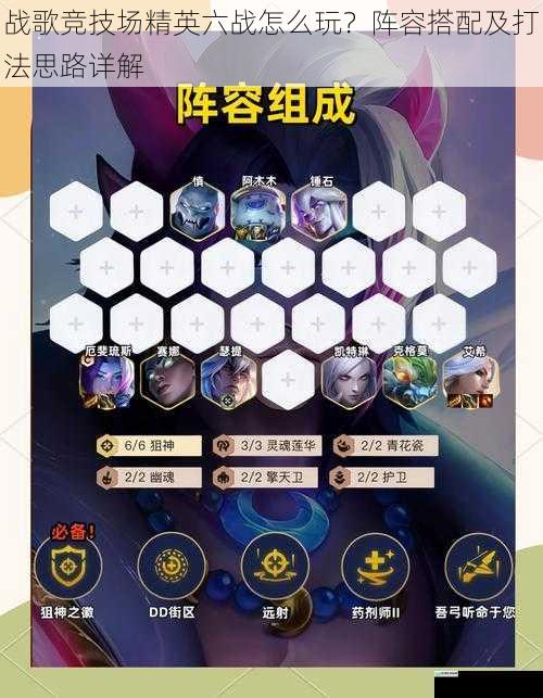 战歌竞技场精英六战怎么玩？阵容搭配及打法思路详解