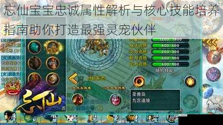忘仙宝宝忠诚属性解析与核心技能培养指南助你打造最强灵宠伙伴
