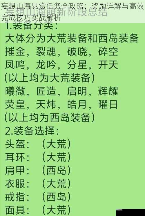妄想山海悬赏任务全攻略：奖励详解与高效完成技巧实战解析