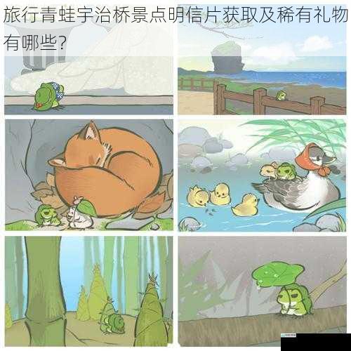 旅行青蛙宇治桥景点明信片获取及稀有礼物有哪些？