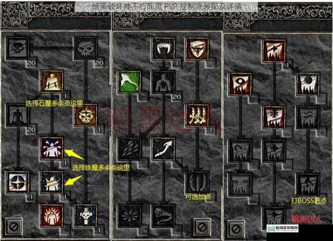 暗黑破坏神不朽死灵 PVP 控制流装配及详情