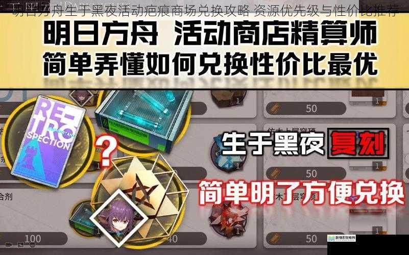 明日方舟生于黑夜活动疤痕商场兑换攻略 资源优先级与性价比推荐